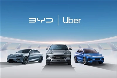 BYD i Uber col·laboren per implementar 100000 vehicles elèctrics a tot el món
